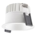 Ledvance LED Spot Donkerlight Aluminium Wit 8W 720lm 36D - 940 Koel Wit | Zaagmaat 68mm - IP44 - Beste Kleurweergave - Dimbaar