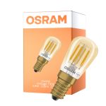 Osram Vintage 1906 LED Special Shapes E14 Tubular Amber 2.8W 250lm - 822 Zeer Warm Wit | Dimbaar - Vervangt 25W