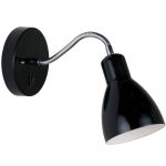 Nordlux Cyclone Wandlamp Metaal Zwart | Geschikt voor E14