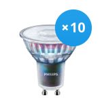 Voordeelpak 10x Philips MASTER LED Spot ExpertColor GU10 PAR16 3.9W 280lm 36D - 930 Warm Wit | Beste Kleurweergave - Dimbaar - Vervangt 35W