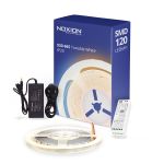 Noxion LED Strip Naga 5 Meter Complete Set - Smart Wifi - 24V - 120LEDs/m - 9.6W/m - 930-965 Afstembaar Wit | 8mm - IP20 - Beste Kleurweergave - SMD2835