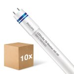 Voordeelpak 10x Philips LED Buis T8 MASTER (HF) High Output 8W 1050lm - 840 Koel Wit | 60cm - Vervangt 18W