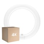 Voordeelpak 4x Ledvance LED Buis T9 Value Circulair (EM/Mains) 11W 1320lm - 840 Koel Wit | Vervangt 22W