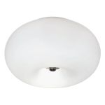 Eglo Plafondlamp Optica Staal Satijn Nikkel | Geschikt voor 2x E27