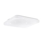 Eglo Wand en Plafondlamp Frania-S Staal Wit 14.6W 1600lm - 840 Koel Wit | IP44 