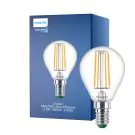 Philips Master Ultra Efficient LED E14 Peer Filament Helder 2.3W 485lm - 827 Zeer Warm Wit | Vervangt 40W