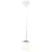 Nordlux Café Pendelarmatuur Glas Wit | Geschikt voor E27