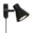 Nordlux Eik Wandlamp Metaal Zwart | Geschikt voor 1x GU10