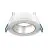 Noxion LED Spot Ares Diep ring Wit - met Binnenring Zilver | Zaagmaat 68mm - incl. GU10 Fitting