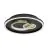 Eglo Wand en Plafondlamp Tiriolo Staal Zwart Goud 14W 1800lm - 840 Koel Wit | IP20 