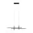 Eglo Hanglamp Trepilia Aluminium Staal Zwart 20W 2500lm - 830 Warm Wit | IP20