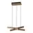 Eglo Connect.Z Smart Pendelarmatuur Folcino-Z Staal Bronze, Zwart 36W 3720lm - 827-865 Afstembaar Wit + RGB | Dimbaar