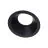 Noxion Inbouw Spot D-round MR16 Zwart | Zaagmaat 70mm - GU10 Fitting