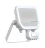 Ledvance LED Floodlight Aluminium Wit 17W 2200lm 100D - 830 Warm Wit | IP65 - Bewegings- En Lichtsensor - Symmetrisch
