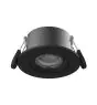 Noxion LED Spot Ares Firerated 6W 540lm 927-940 3CCT- Kantelbaar Zwart| Zaagmaat 68mm