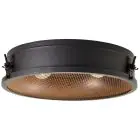 Brilliant Zois Plafondlamp Metaal Zwart | 420mm - Geschikt voor 2x E27