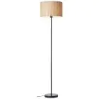 Brilliant Staande Lamp Wimea Metaal Zwart Beige | 380mm - Geschikt voor 1x E27