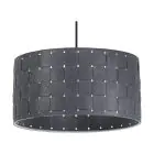 Ledvance Decor Felt Weaving Pendelarmatuur 380 Donker Grijs | Geschikt voor E27