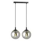 Emibig Hanglamp Cosmo Staal Zwart | Geschikt voor 2x E14 - Max 10W