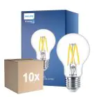 Voordeelpak 10x Philips Master LED E27 Peer Filament Helder 3.4W 470lm - 922-927 Dim To Warm | Beste Kleurweergave - Dimbaar - Vervangt 40W