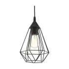 Eglo Hanglamp Tarbes Zwart | IP20 - Geschikt voor 1x E27 