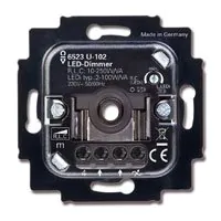 Busch-Jaeger 6523U-102 Draai LED Dimmer 2W - 100W
